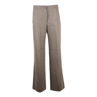 Seventy Pantalones Anchos - Trousers - Mujer - Marr&oacute;n - S