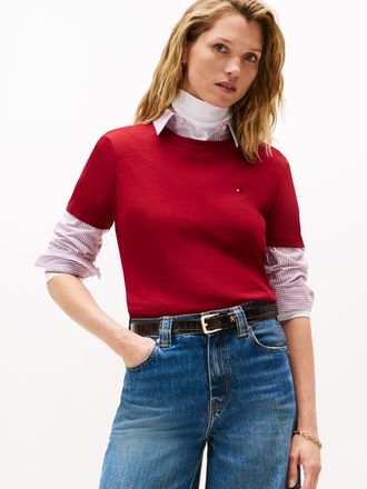 Tommy Hilfiger T-Shirt »SLIM CODY C-NK SS« Baumwolle, slim fit