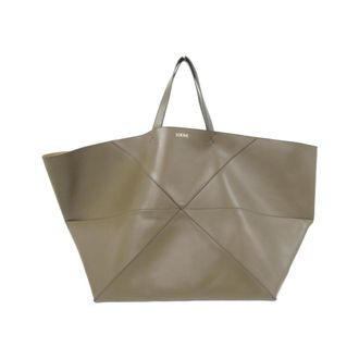 Loewe Brown Leather Handbag Tote Bag (Pre-Owned)