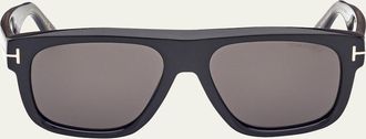 Tom Ford Icon T-Monogram Aviator Sunglasses