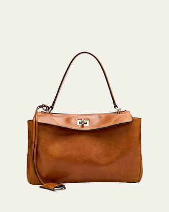 Balenciaga Rodeo Small Leather Top-Handle Bag
