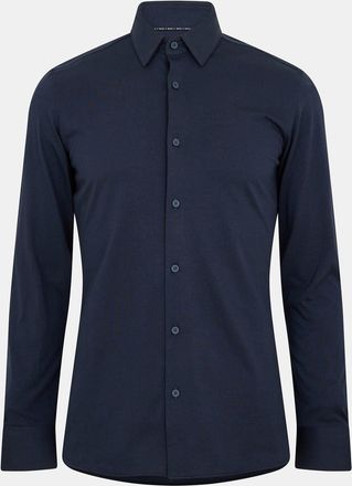 HUGO BOSS Mens Kent Slim FiT-Shirt in Dark Blue - Size 14.5 inch
