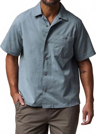 Filson Short Sleeve Twill Shirt In Lead
