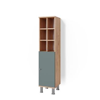 Vicco Armario Mediano Fynn, Verde, 30 X 130.6 Cm Puerta Grande