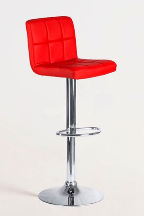 Regalos Miguel Pack 4 Taburetes color rojo en polipiel