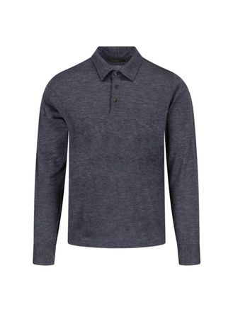 Zanone Virgin Wool Polo - Grey