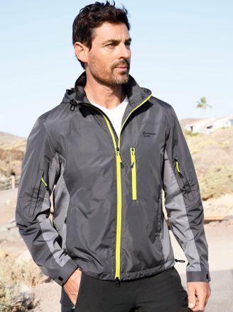 Catamaran Outdoorjacke CATAMARAN, Herren, Gr. 48, grau (anthrazit), 100% Polyester, unifarben, Jacken Outdoorjacke