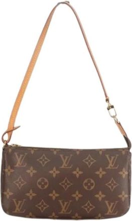 Louis Vuitton Pre-owned Shoulder Bags, female, Brown, Size: ONE SIZE Pre-owned Monogram Shoulder Bag