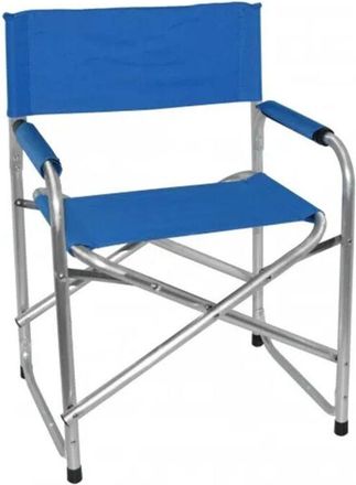 Trade Shop Trade Shop - Sedia Regista Blu In Alluminio Per Mare Pesca Spiaggia Giardino Pieghevole 490005