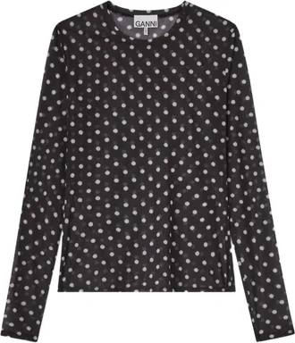 Ganni Donna, Top, Nero, M, new