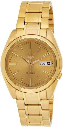 Seiko Classic Automatic Gold Dial Mens Watch SNKL48K1