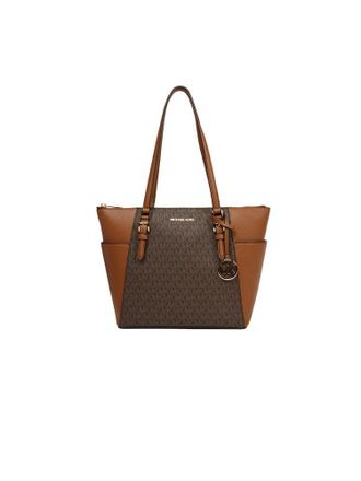 Michael Kors Womens Tote Brown Polyvinyl Chloride Tote-bags