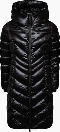 DKNY Womens Maxi Puffer Jacket - Black - Size: 18/16