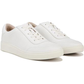 Life Stride Happy Hour Sneakers Womens White Leather Comfort Shoes HTAT955