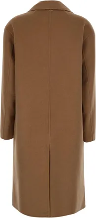 Twinset Womens Coat Brown Tech Fabric Shell: Polyester