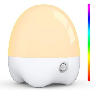 OEM L&aacute;mpara De Noche Infantil A Pilas Con Detector De Movimiento, Temporizador, Cambio De Color Para La Habitaci&oacute;n Infantil, Uso En Interiores Y Exteriore