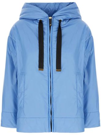 Max Mara Gewatteerd jack met rits - Blauw
