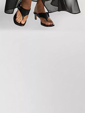 Michael Kors long sheer shirt dress side slits