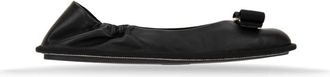 Ferragamo Ballerina Flat - Dames - Ballerinas - Zwart - 37 1/2 EU - Leer - Schoenen