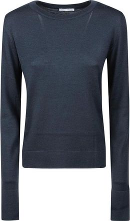 Patrizia Pepe Felpa manica lunga - - Knitwear - Donna - Blu - M