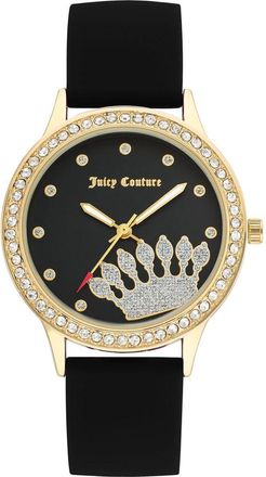 Juicy Couture Black Synthetic Dress Womens Watch