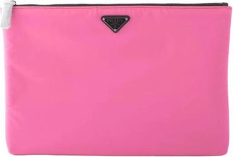 Prada Pre-owned Vintage Clutch - Dames - Vintage Clutch - Roze - ONE Size - Vintage