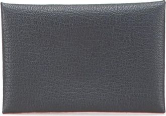 Hermès 2025 Chevre Mysore Calvi Duo Compact Verso card holder - Grey