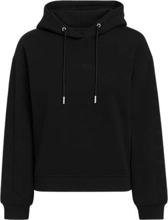 Guess Stacie Hoodie - Dames - Hoodies - Zwart - XL - Katoen - Hoodies & sweatvesten