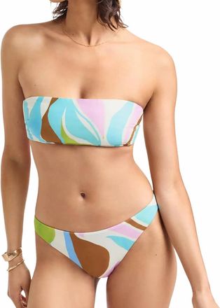 Vitamin A Thalia Full Bikini Bottom In Coast Colorblock