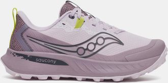 Saucony Womens Peregrine 15 Running Shoes in Purple - Size UK 8.5