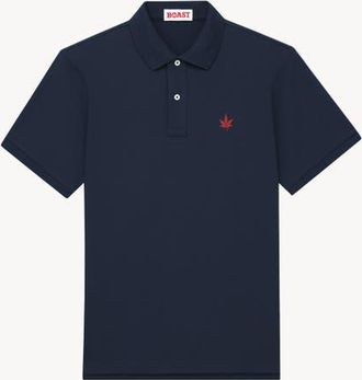 Boast 1983 Classic Pique Polo in Navy Red at Nordstrom, Size X-Large