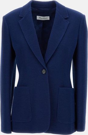 Max Mara Blue Single-breasted Blazer