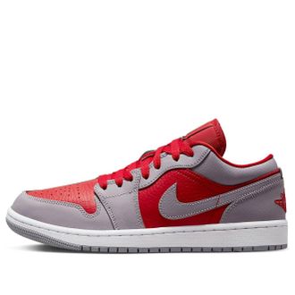 Air Jordan (WMNS) Air Jordan 1 Low SE Split - Gym Red Cement Grey DR0502-600