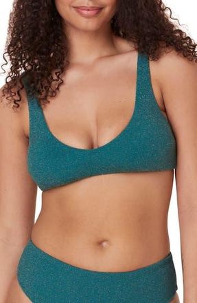 Andie Swim The Delray Metallic Bikini Top in Ceramic at Nordstrom Rack, Size 3X-Large