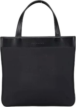 Burberry Pre-owned Handbags, female, Black, Size: ONE SIZE Pre-owned Canvas handbags