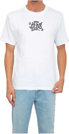 GCDS Casual Katoenen T-Shirt voor Mannen - Heren - T-shirts - Wit - S - Katoen - Tops