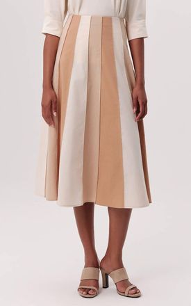 Exquise Womens The Nikki Skirt In Tan