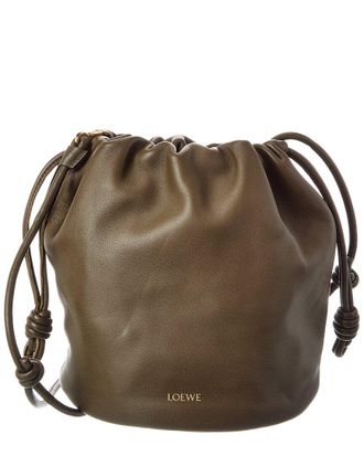 Loewe Flamenco Leather Bucket Bag