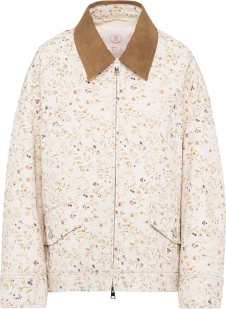Tela Neutral Giubbino Bubble Boxy Floral Jacket