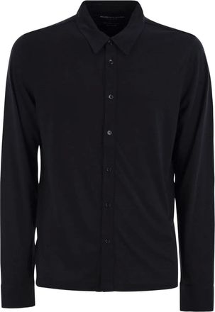 Majestic Filatures Camicia a maniche lunghe - Blu