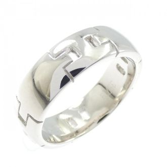 Herm&egrave;s White Gold (18K) Band Ring (Pre-Owned)