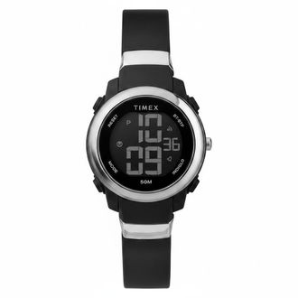 Timex Womens Digital Resin Strap Watch - Black