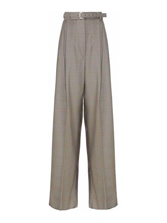 Sportmax Oversized trousers in prince of wales