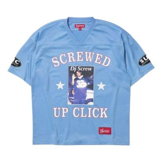 SUPREME x DJ Screw SS26 Football Jersey Blue SUP-SS26-146-BLU