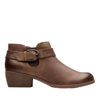 Clarks Charlten Rae Ankle Boot Mushroom Oily 26179574 Womens