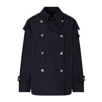 Peuterey Peacoat in tessuto tecnico - Dames - Mantel - Blauw - 2XS - Jassen
