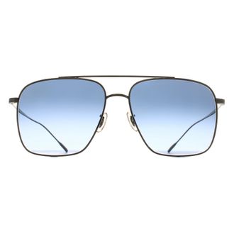 Oliver Peoples Rectangle Unisex Silver Marine Gradient OV1320ST Dresner Metal - One Size