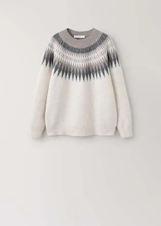 Mango PYJAMA SWEATER TALLINAX marrone medio - Donna - S - MANGO