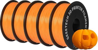 OEM Filamento Para Impresora 3d, Material Pla Ecol&oacute;gico, Compatible Con Impresoras Fdm, Color Naranja