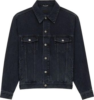 Saint Laurent Denim jack - Zwart
